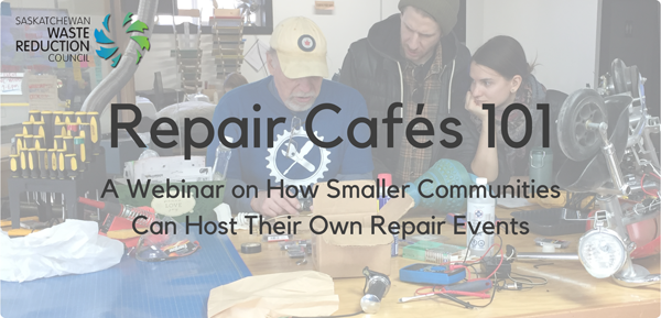 people sitting at a table fixing things