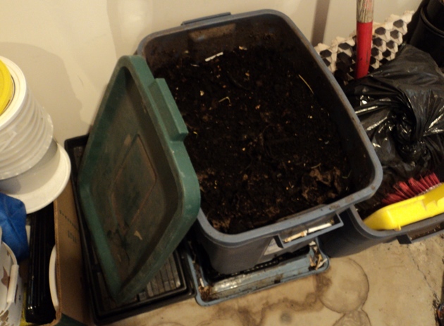Indoor compost tub